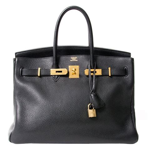 hermes birkin black 35|Birkin 35 price.